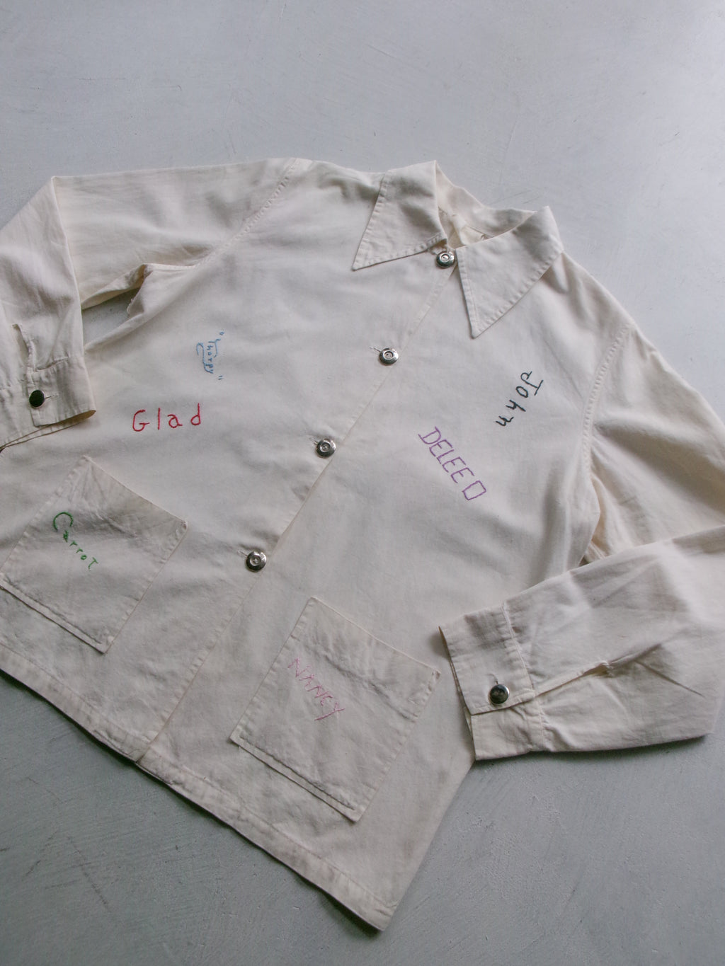 40s signature embroidery jacket　