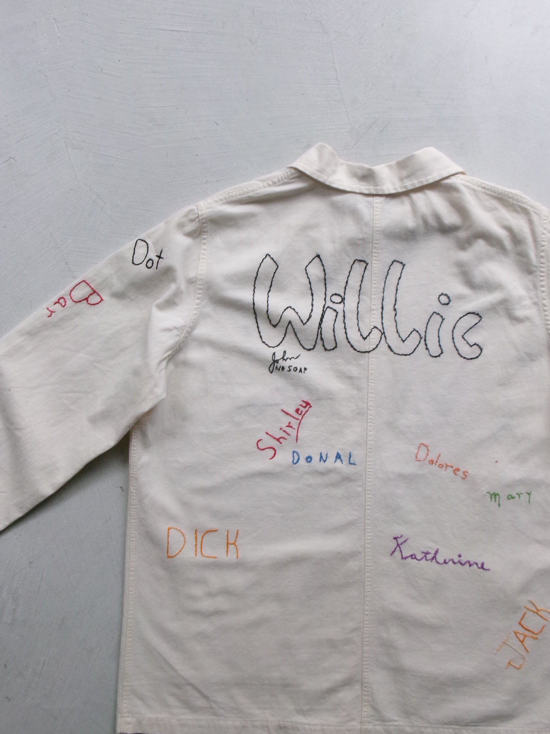 40s signature embroidery jacket　