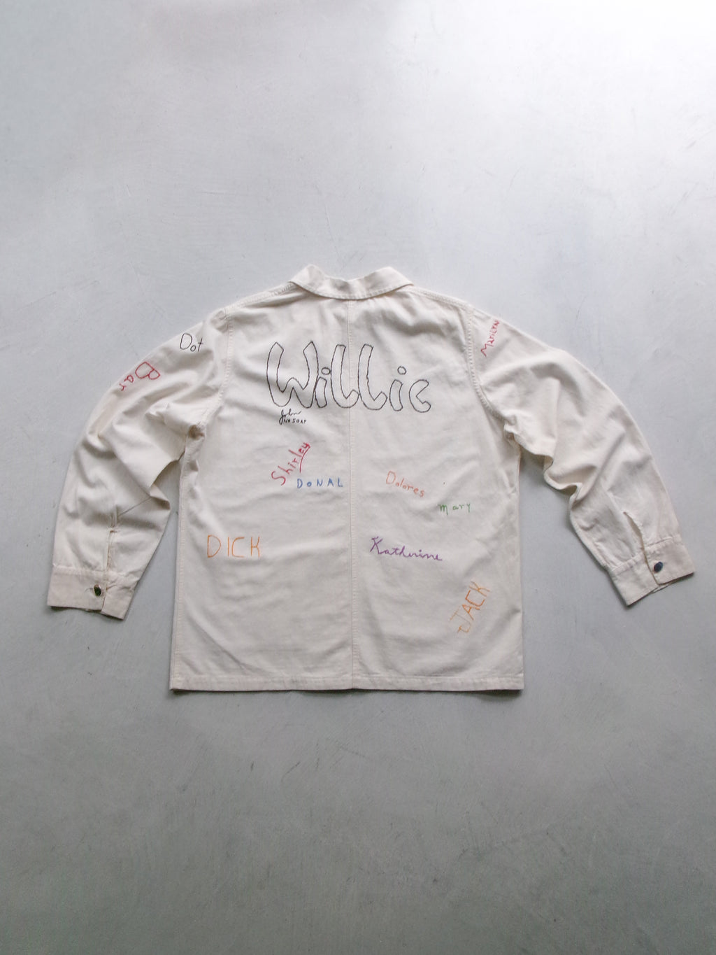 40s signature embroidery jacket　