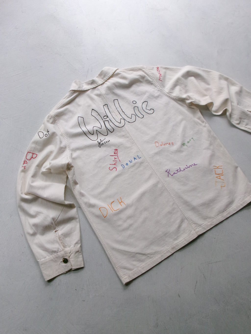 40s signature embroidery jacket　