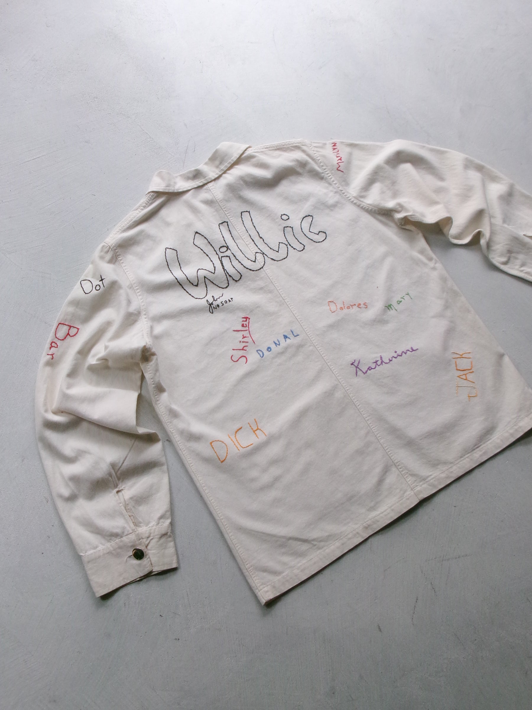 40s signature embroidery jacket　