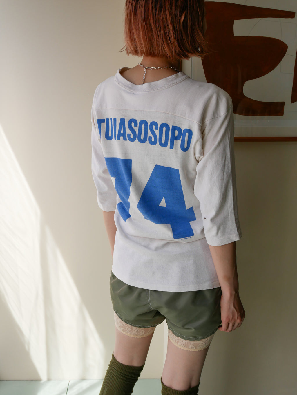 70s foot ball long sleeve shirt