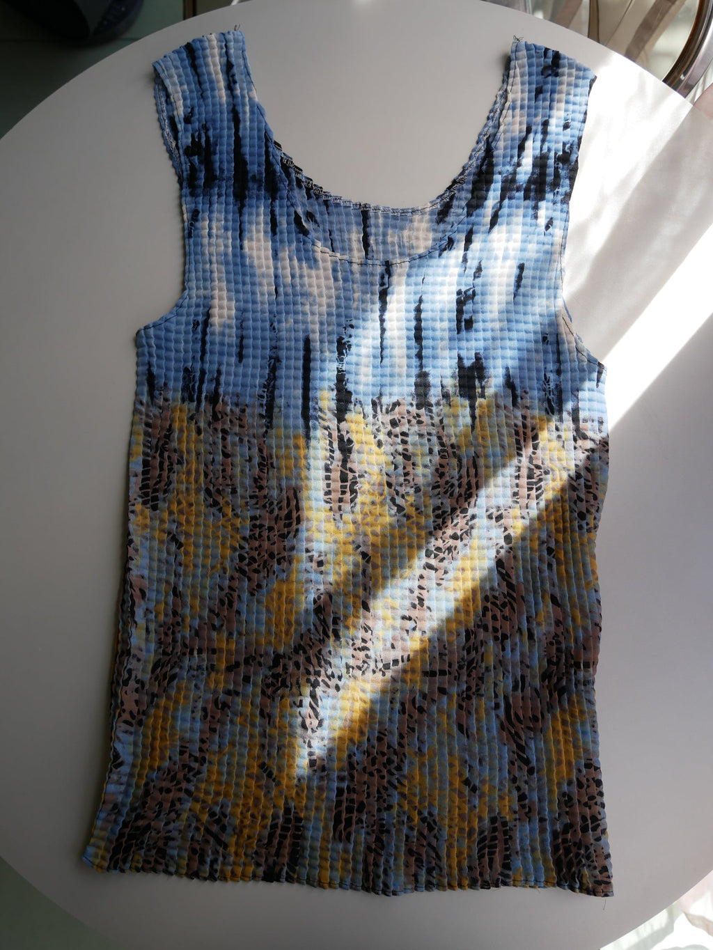 90s NICOLA designers shirring tank