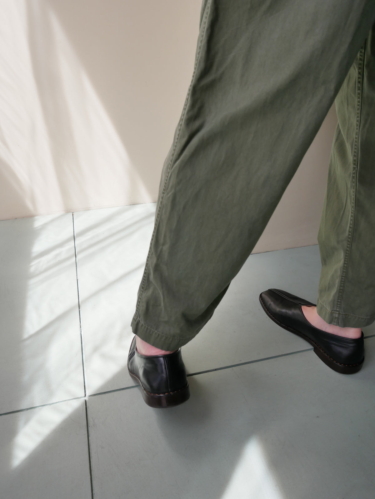 60s women's front pocket military pants