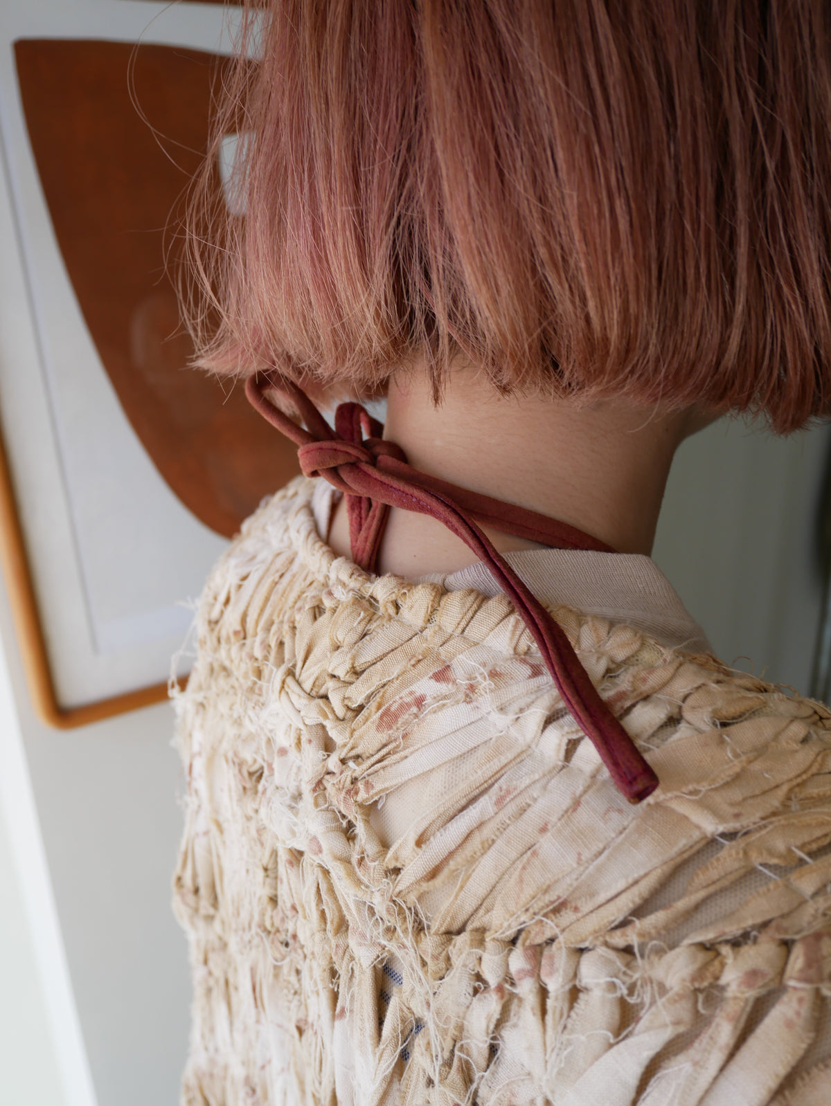 80s SANDY STARKMAN BOHO 3D  fringe Jacket