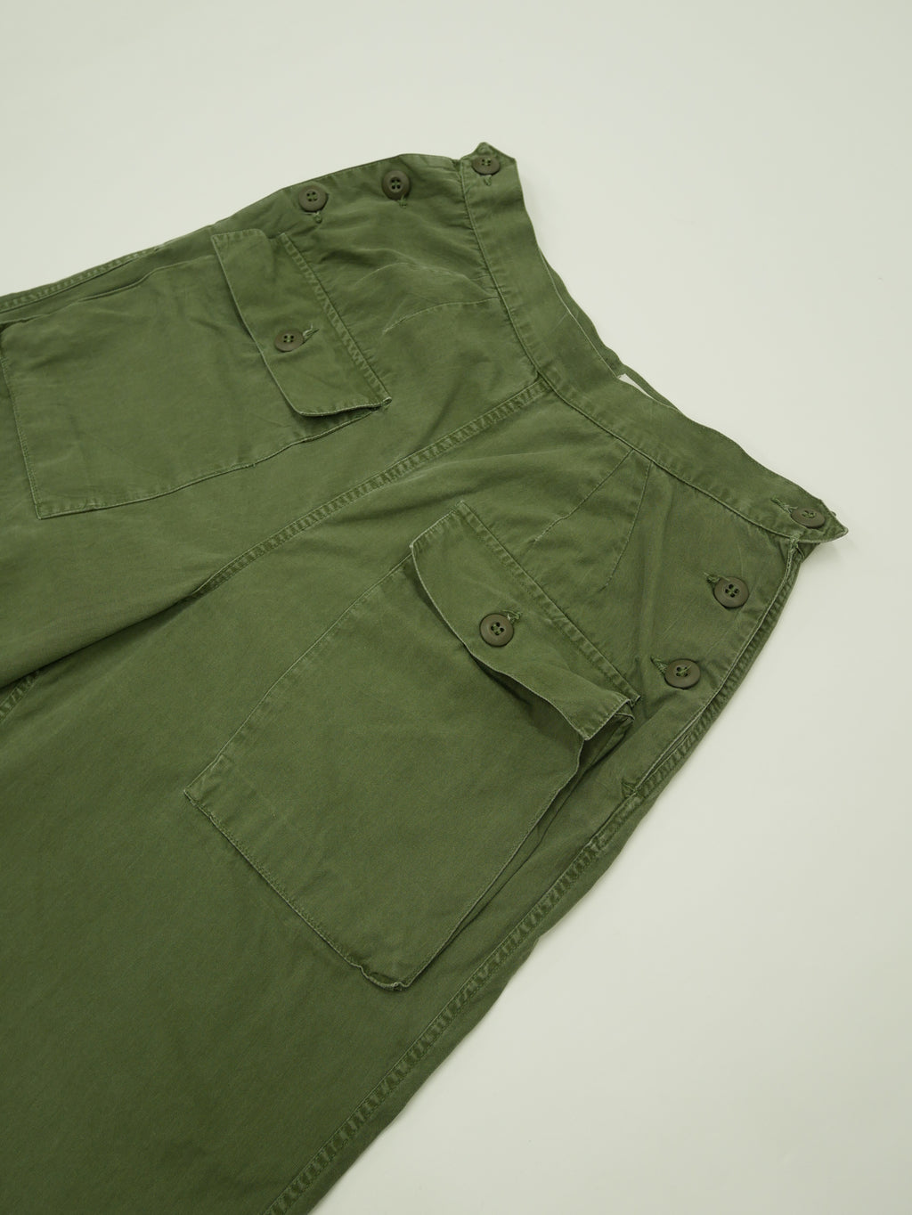 60s women's front pocket military pants