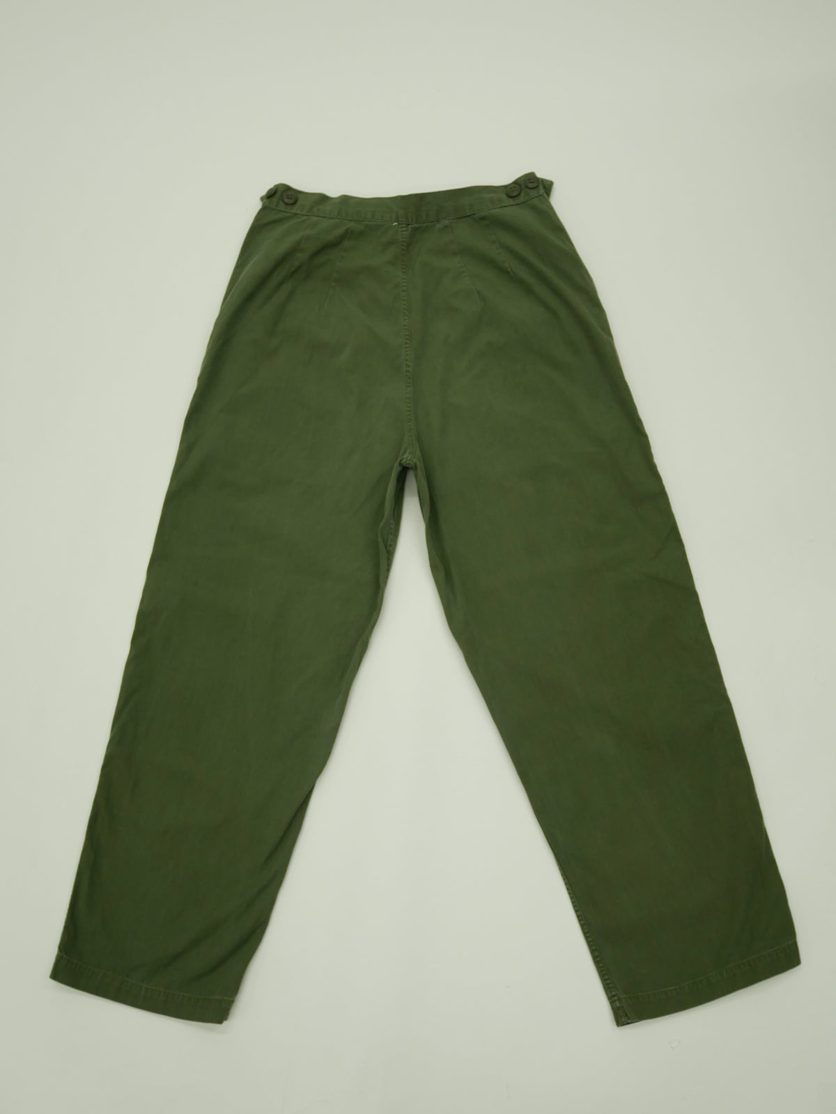 60s women's front pocket military pants