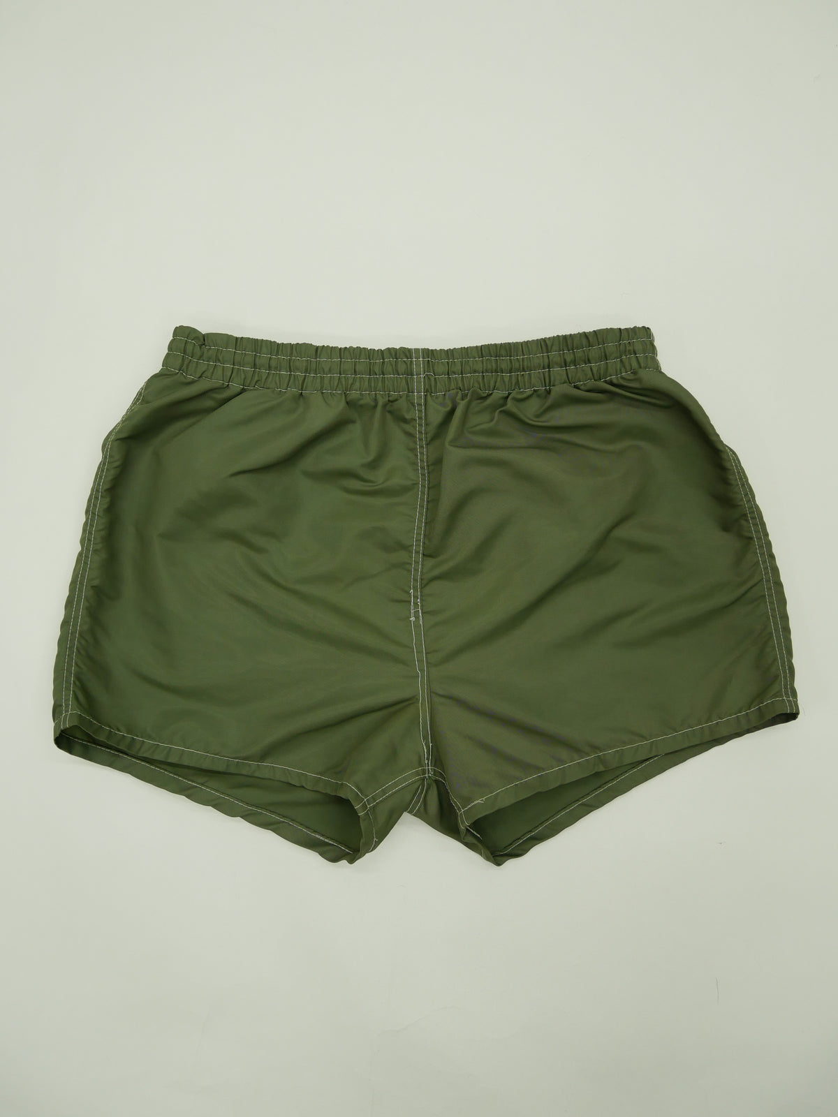 70s khaki nylon shorts