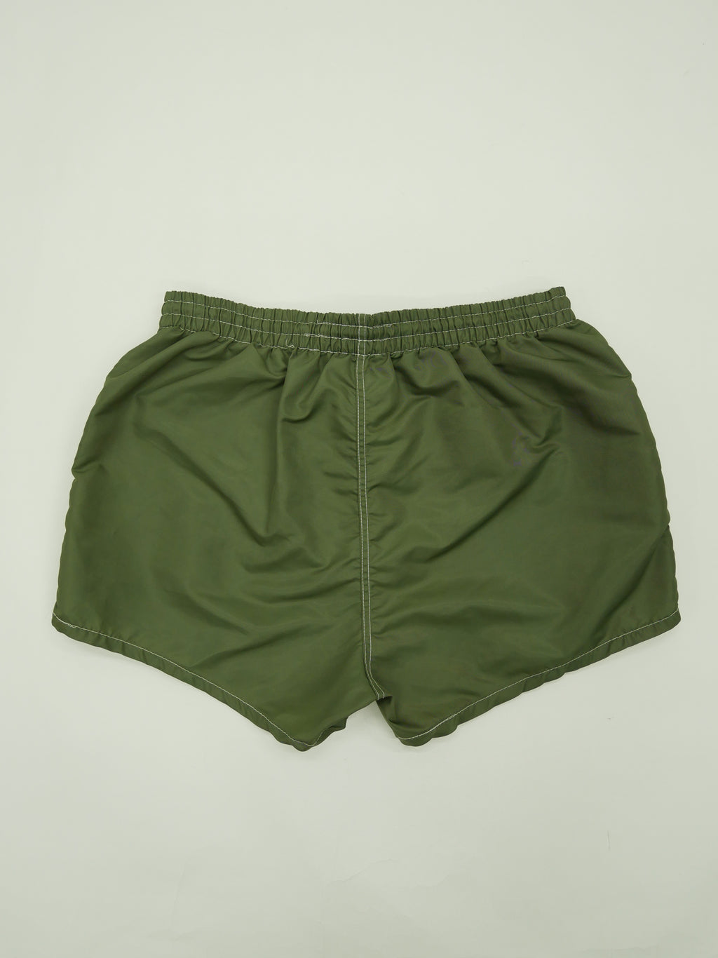 70s khaki nylon shorts