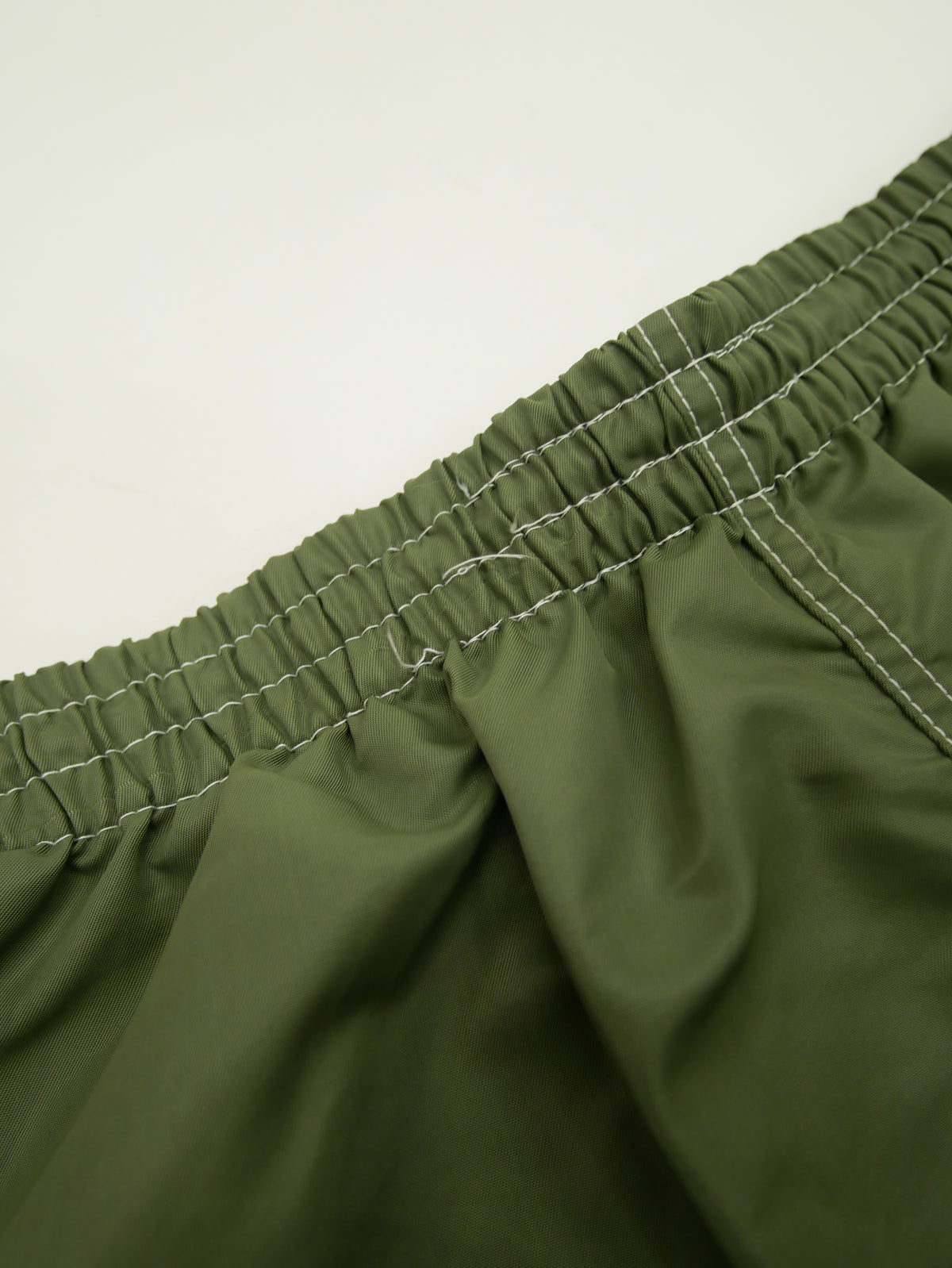 70s khaki nylon shorts