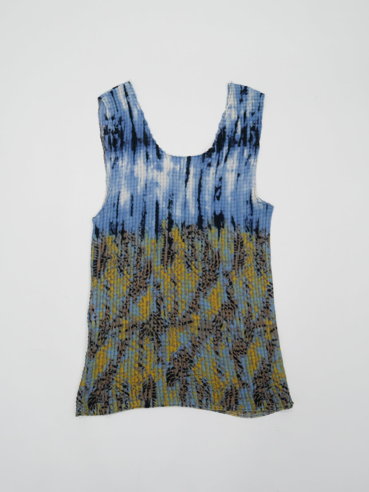 90s NICOLA designers shirring tank
