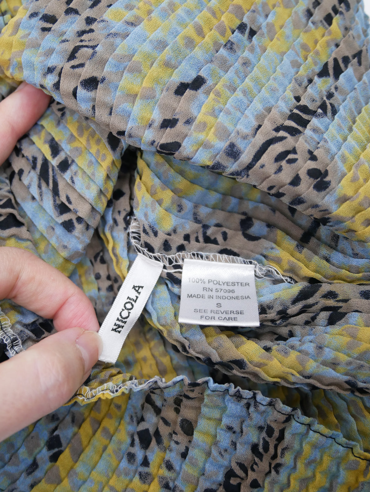 90s NICOLA designers shirring tank